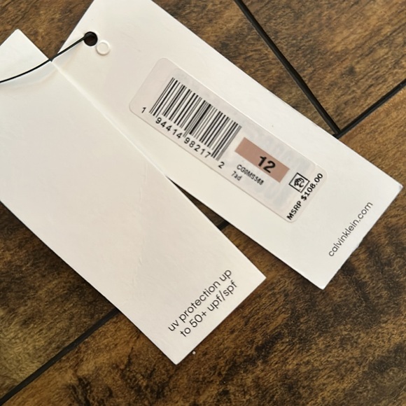 Brand New Calvin Klein Brown Swimsuit in size 12 - Picture 7 of 7